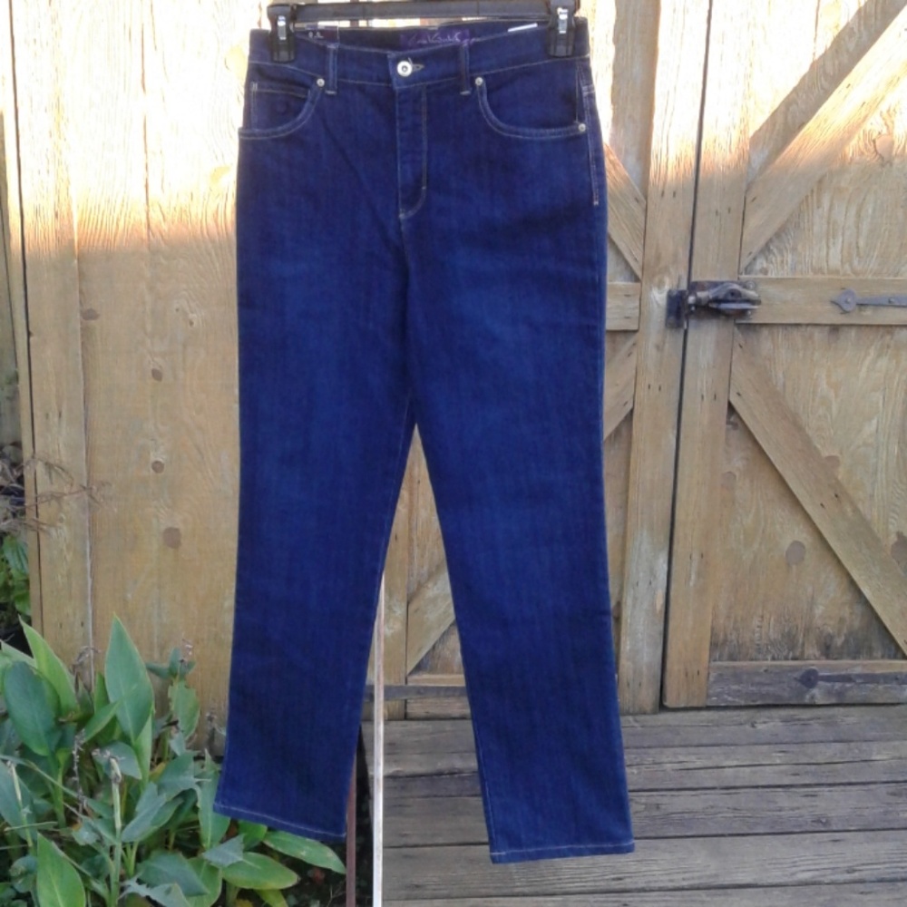 NEW blue stretch AMANDA GLORIA VANDERBILT JEANS